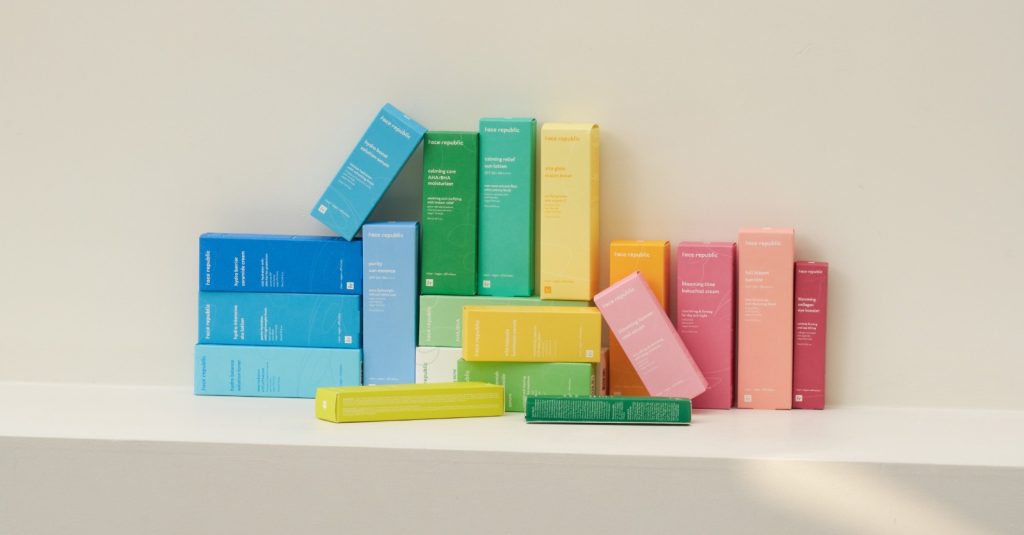 K-beauty vegan skincare banner