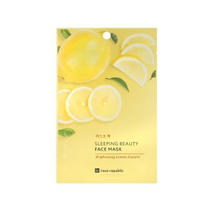 Face Republic Sleeping Beauty Face Mask  Brightening Lemon Extract 23mL