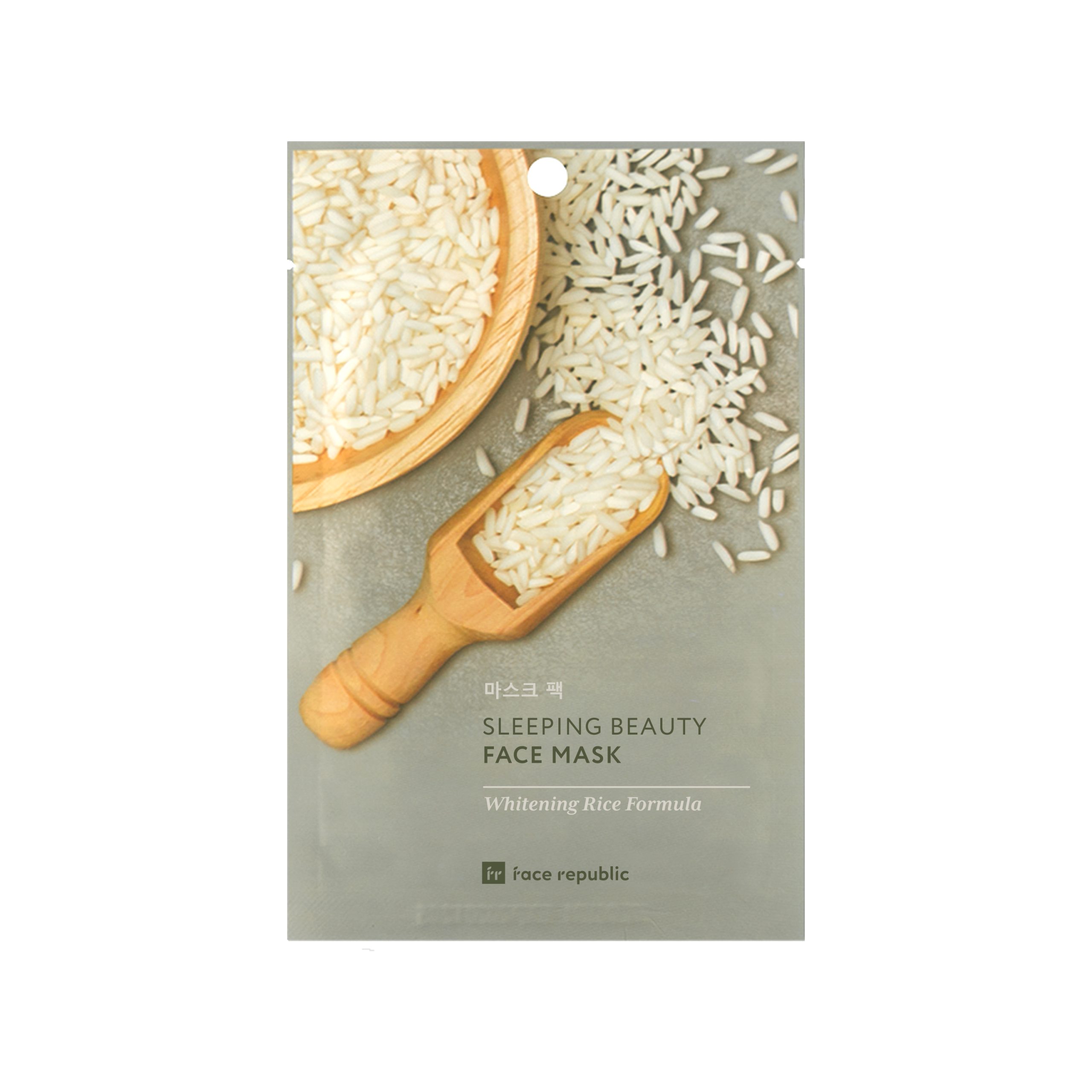 Face Republic Sleeping Beauty Face Mask Whitening Rice Formula 23mL