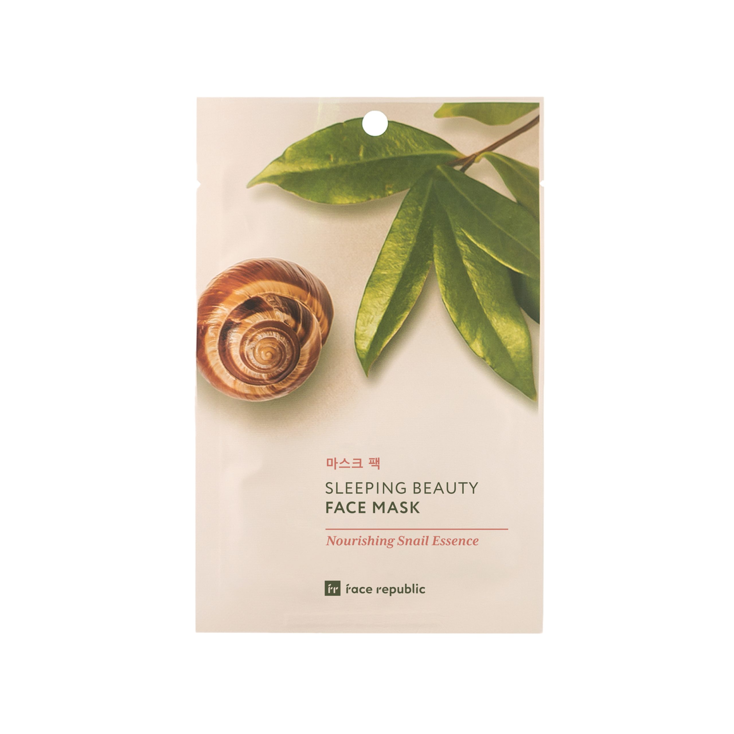Face Republic Sleeping Beauty Face Mask  Nourishing Snail Essence 23mL